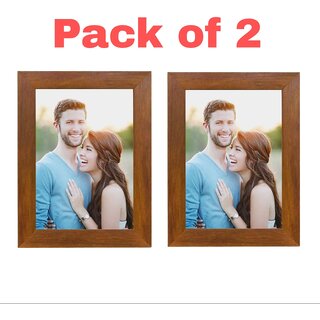 CHARKEE Wood Black Photo Frame Sets (Pack of 2) CHARKEE Wood Black Photo Frame Sets (Pack of 2)
