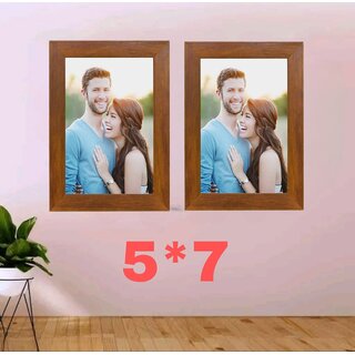 CHARKEE Wood Black Photo Frame Sets (Pack of 2) CHARKEE Wood Black Photo Frame Sets (Pack of 2)