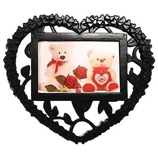                       CHARKEE PVC Multicolour Single Photo Frame (Pack of 1)                                              