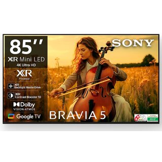 Sony 215 cm (85 inches) BRAVIA 5 Series 4K Ultra HD Smart Mini LED Google TV K-85XR55A Sony 215 cm (85 inches) BRAVIA 5 Series 4K Ultra HD Smart Mini LED Google TV K-85XR55A