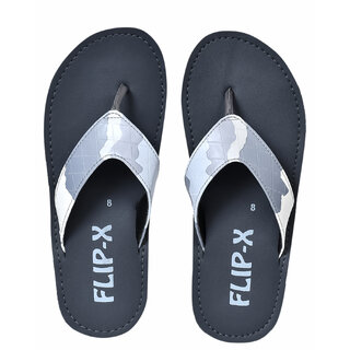                       Flip-X Mens Stylish Camo Strap Slippers  Lightweight Build with Strong TPR Sole  Trendy  Durable                                              