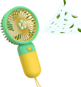 (Pack of 1)  Charkee Mini Rechargeable USB Fan  Portable Handheld Cooling Fan