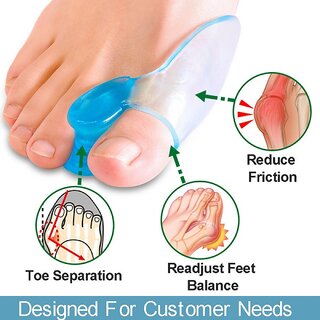 2pcs Soft Silicone Gel Toe Separator Hallux Valgus Bunion Spacers Thumb Corrector Foot Care Tool 2pcs Soft Silicone Gel Toe Separator Hallux Valgus Bunion Spacers Thumb Corrector Foot Care Tool