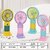 (Pack of 1)  Charkee Mini Rechargeable USB Fan  Portable Handheld Cooling Fan 