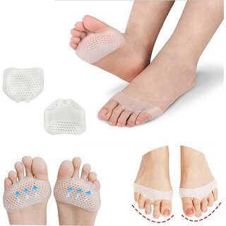 1 Pair Metatarsal Pain Relief Toe Pads Sleeve Forefoot Cushion Protector Splint Pads for Feet High Heels Foot Cover 1 Pair Metatarsal Pain Relief Toe Pads Sleeve Forefoot Cushion Protector Splint Pads for Feet High Heels Foot Cover