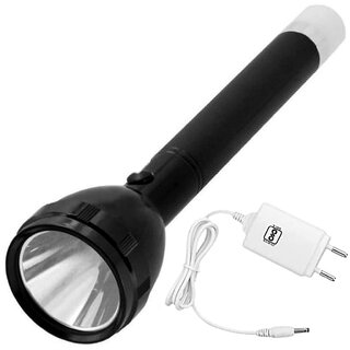 Charkee 40W High Flash Led torch Plastic Body Rechargeable Tourch (Black) Charkee 40W High Flash Led torch Plastic Body Rechargeable Tourch (Black)