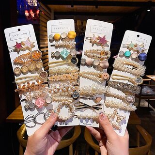 Hairpin Female Korean Internet Celebrity Side Pearl Back Head Headdress Edge Clip Girl Clip Little Girl Bangs Clip Hairpin Hairpin Female Korean Internet Celebrity Side Pearl Back Head Headdress Edge Clip Girl Clip Little Girl Bangs Clip Hairpin