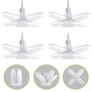                       Charkee 25W High Brightness Cool Day Light Led Bulb (Pack Of 4)                                              