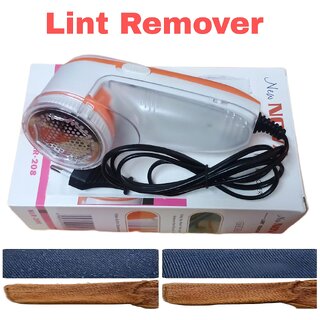 CHARKEE Plastic Electric Lint Remover With Brush, Remover3 (Pack of 1, Orange) CHARKEE Plastic Electric Lint Remover With Brush, Remover3 (Pack of 1, Orange)