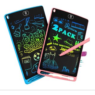                       Charkee 8.5 inch LCD Display Writing Drawing Tablet Pad (Pack of 2, DRAWING-D-PO2)                                              