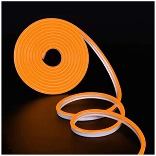                       Charkee Neon Rope Light Silicon DC Light in striking orange (Neon Orange)                                              