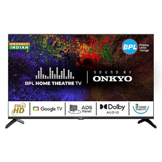                       BPL 109 Cm (43 Inches) FHD Onkyo Home Theatre Smart LED Google TV, 43F-E5340                                              