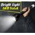 Charkee 40W High Flash Led torch Plastic Body Rechargeable Tourch (Black)