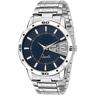 Griffin Analog Day Date Functioning Stainless Steel Chain Watch for Men Boys (Blue Dial) Griffin Analog Day Date Functioning Stainless Steel Chain Watch for Men Boys (Blue Dial)