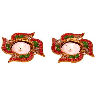 Tiny Shiny Floor Metal Tea Light Holder - Pack of 2 Tiny Shiny Floor Metal Tea Light Holder - Pack of 2