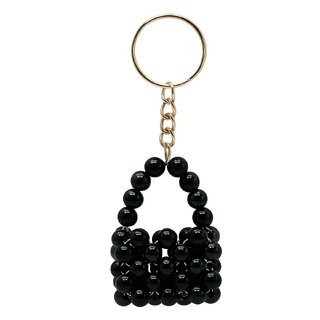 Techiefox Metal Bead Mini Purse Key Chain Beautiful Handcrafted Key Ring Accessory with Premium Shine and Style Techiefox Metal Bead Mini Purse Key Chain Beautiful Handcrafted Key Ring Accessory with Premium Shine and Style