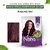 Nisha Natural Henna Based Hair Color Powder Burgundy Red 15gm Each Pack (Pack of 10) (150 g)