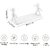 cartoon Bathroom self Self Adhesive Sticker Support Without Drilling Multipurpose Wall Mount