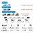 Antiq World 1 Pairs Reusable Shoe Covers, Anti-Slip Water Resistant Overshoes Silicone Rubber Shoe Cover Protectors For