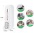 CIS Dolphin Soap Dispenser 400ml  Wall Mount Liquid Soap Dispenser for Bathroom  Kitchen (White)