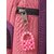 Techiefox Fashion Key Chain with Pink Plastic Pearls  Mini Purse Design Key Holder and Bag Pendant for Girls  Women