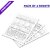 Switch ID Sticker Clear Vinyl Labels for Home Office Electric Board Appliances Switch Sticker Lables Pack Of 3