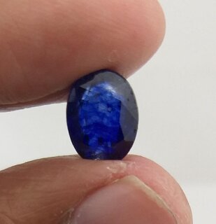 NATURAL BLUE SAPPHIRE (NEELAM) OVAL STONE