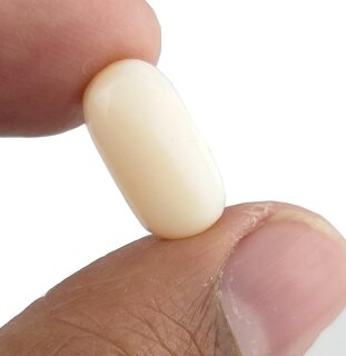 NATURAL WHITE CORAL (MOONGA) STONE