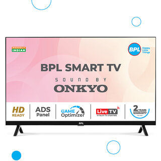 BPL 80 cm (32 inches), HD Ready Smart Web OS TV with Dolby Audio, Black, 32HF7300 BPL 80 cm (32 inches), HD Ready Smart Web OS TV with Dolby Audio, Black, 32HF7300