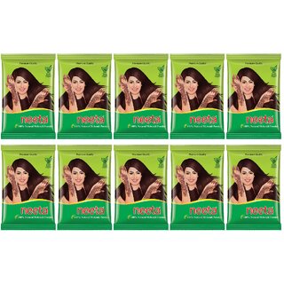                       Neeta Henna Powder Enriched With Natural Herbs,100 Natural Mehendi Powder,Natural Brown,25g (Pack OF 10)                                              
