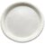 Corn Starch Plain Round Plates - 25 Pcs