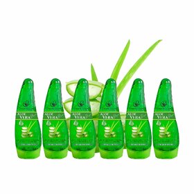 Greenblosum Aloe Vera Gel for Skin and Hair Multipurpose Beauty 120 ml pack of 6