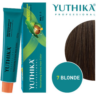 Yuthika Professional Creme Hair Color 100gm Blonde 7.0 Yuthika Professional Creme Hair Color 100gm Blonde 7.0