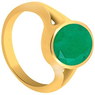 NATURAL EMERALD (PANNA) STONE WITH PANCHDHATU ADJUSTABLE RING NATURAL EMERALD (PANNA) STONE WITH PANCHDHATU ADJUSTABLE RING