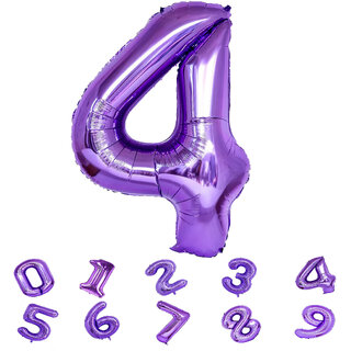 Purple Foil Number Balloons 4th 32 Inch Helium Supported Birthday Decoration Balloons for Kids, Anniversary, Party, Ba Purple Foil Number Balloons 4th 32 Inch Helium Supported Birthday Decoration Balloons for Kids, Anniversary, Party, Ba