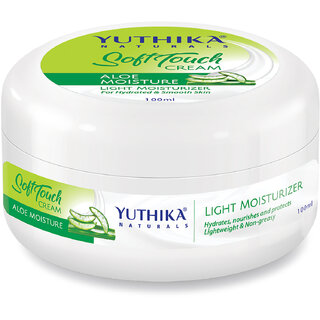 Yuthika Naturals Aloe Moisturizer Cream Non-Sticky, Deep Nourishment (100ml) Yuthika Naturals Aloe Moisturizer Cream Non-Sticky, Deep Nourishment (100ml)