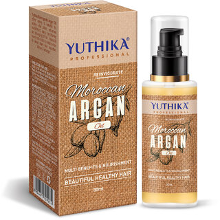 Yuthika Argan Oil Hair Serum Moroccan Oil 30ml - Ultra-Smooth Shiny, Tames Frizz Yuthika Argan Oil Hair Serum Moroccan Oil 30ml - Ultra-Smooth Shiny, Tames Frizz