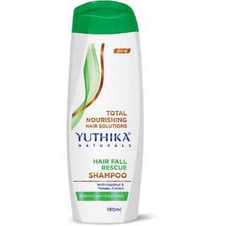 Yuthika Hair Fall Rescue Shampoo For Women Men Strengthen Frizzy Hair 180ml Yuthika Hair Fall Rescue Shampoo For Women Men Strengthen Frizzy Hair 180ml