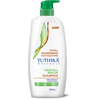 Yuthika Hair Fall Rescue Shampoo For Women Men Strengthen Frizzy Hair 650ml Yuthika Hair Fall Rescue Shampoo For Women Men Strengthen Frizzy Hair 650ml