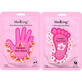 MasKing Deep Hydration Hand And Foot Mask Each 20g (Combo 02) MasKing Deep Hydration Hand And Foot Mask Each 20g (Combo 02)