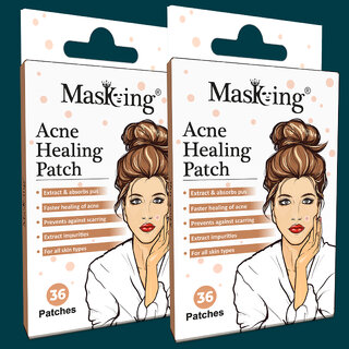 MasKing Acne-pimple healing patch 100 hydrocolloid, transparent waterproof (72 patch) (60 g) MasKing Acne-pimple healing patch 100 hydrocolloid, transparent waterproof (72 patch) (60 g)