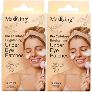                       MasKing Bio Cellulose Under Eye Patches (6 Pairs)                                              