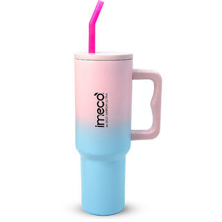 IMECO ECO SIPPER ULTRA Stainless Steel Sipper with Straw, Straw Cleaner (1.2L, Gradient) BPA Free, Leak Proof Tumbler IMECO ECO SIPPER ULTRA Stainless Steel Sipper with Straw, Straw Cleaner (1.2L, Gradient) BPA Free, Leak Proof Tumbler