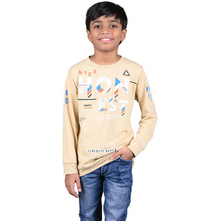                       Kid Kupboard Cotton Boys Sweatshirt, Bright Yellow, Full-Sleeves, 10-11 Years KIDS7827                                              