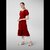 JADIIDA Beautiful Embroidery Women Hakoba Cotton A-line Kurta  (Maroon)