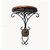 Wood City Craft Wall Bracket/Wall Shelves for Home Decor/Wooden and Iron Wall Mount Bracket