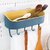 Bathroom Rack, Bathroom Shelf Organizer, Wall Mounted Shelf Storage Racks Set for Home,Multipurpose Shelves/ Holder Self Stand. (White + Gray)
