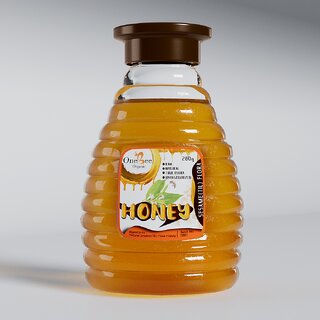                       ONE BEE ORGANIC  Sesame/Til Flora Honey  Natural Flora Honey - 280 GM.                                              