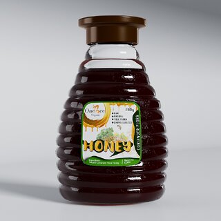                       ONE BEE ORGANIC  Coriander/Kothmir Flora Honey  Natural Flora Honey - 280 GM.                                              