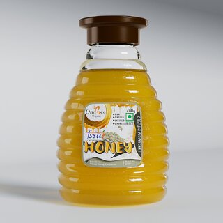                       ONE BEE ORGANIC  Cardamom Honey  Natural Infused Honey - 280 GM.                                              